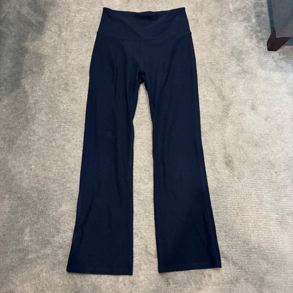 Beyond Yoga Spacedye High Waisted Bootcut Pants Navy Blue XL